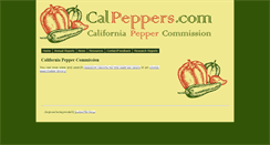 Desktop Screenshot of calpeppers.com